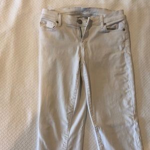 Loft White Skinny Jeans